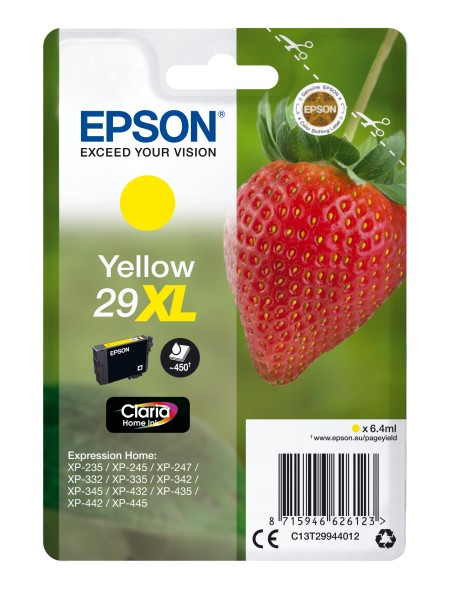 ÷ Tinta original epson t2994 xl amarillo c13t29944012 6.4ml