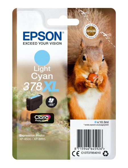 ÷ Tinta original epson t3795 xl cian claro c13t37954010 10.3ml