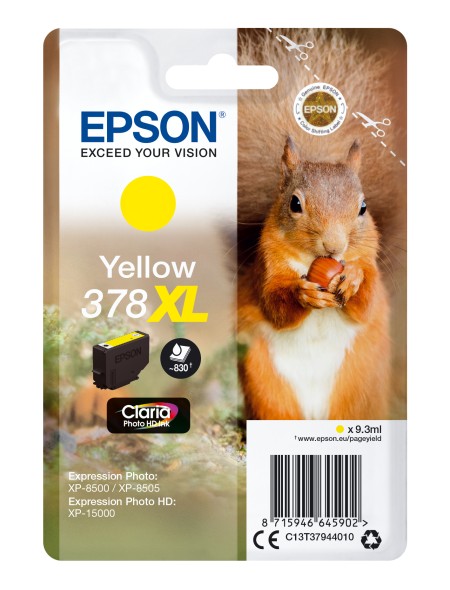 ÷ Tinta original epson t3794 xl amarillo c13t37944010 9.3ml