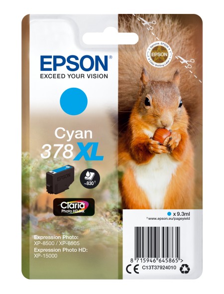 ÷ Tinta original epson t3792 xl cian c13t37924010 9.3ml