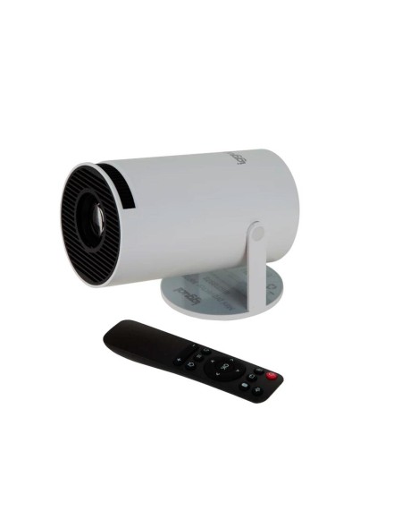 Proyector mini Iggual MP720p / 120 Lumenes / Wifi / Bluetooth / HDMI / Android TV / Blanco / IGG318973