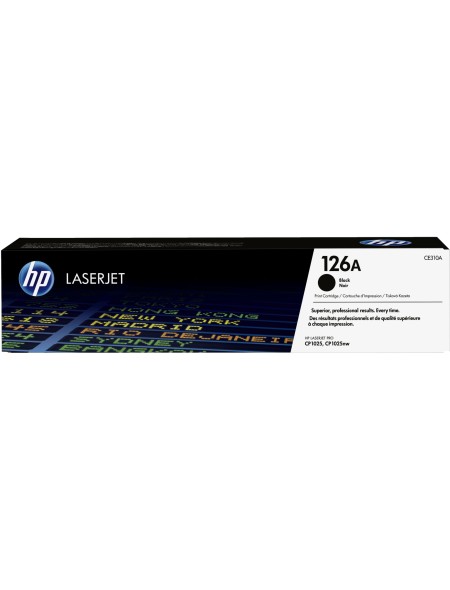 ÷ Tóner original hp ce310a negro 126a 1.200 páginas