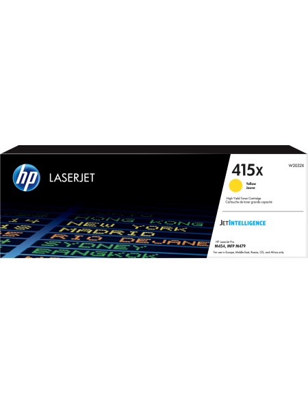 ÷ Tóner original hp w2032x 415x amarillo 6.000 páginas