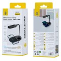 Lampara de mesa flexible Led NA0471 + Cargador rapido inalámbrico Qi 15w / Negra / One+ / 2004712