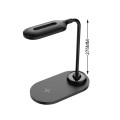 Lampara de mesa flexible Led NA0471 + Cargador rapido inalámbrico Qi 15w / Negra / One+ / 2004712