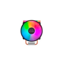Ventilador CPU Mars Gaming MCUPRO Negro / 6 heatpipes / Fan PWM 120mm / TDP 200w / AM4 - 1700 - 1200