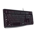 Teclado USB Logitech K120 / Resistente a salpicaduras / Negro / 920-002499