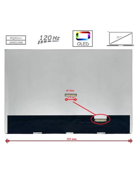 Pantalla para portátil OLED 14