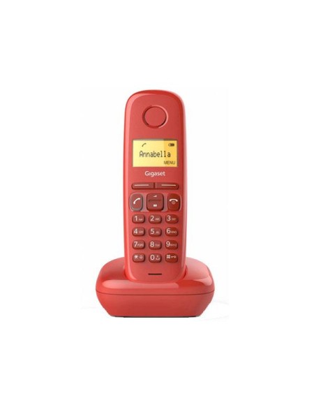 Telefono Inalámbrico Dect Diigital Gigaset A170 Rojo