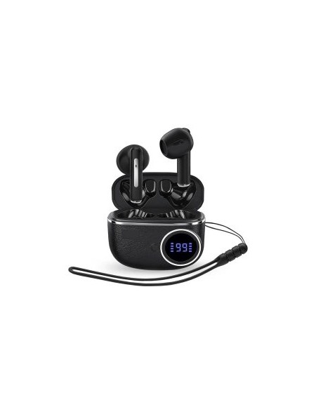 ÷ Auricular intrauditivo bluetooth energy sistem chargeview tws lcd bateria 20h negro