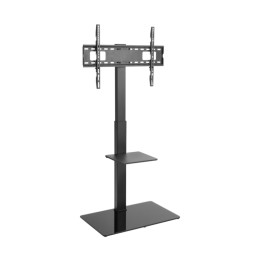 ÷ Aisens - soporte de suelo eco con bandeja dvd para monitor/tv 40kg de 37-70, negro