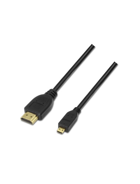 ÷ Aisens - cable micro hdmi alta velocidad / hec, a/m-d/m, negro, 0.8m