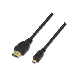 ÷ Aisens - cable micro hdmi alta velocidad / hec, a/m-d/m, negro, 0.8m
