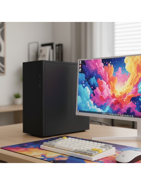 Equipo Montado Caja Approx APPC-205F / Intel i5-12400f / PB Asus H610M / 16GB DDR4 3200 MHz / 480GB M.2 NVME Crucial / GT710 2G DDR5