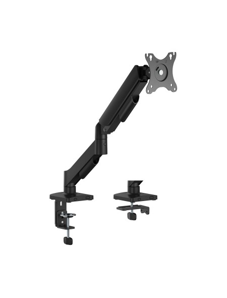 ÷ Aisens - soporte de mesa eco contrapeso giratorio e inclinable para monitor/tv 9kg (3 pivotes, 1 brazo) de 17-32, negro
