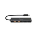 ÷ Hub usb-c equip life 128966 usb 3.2 10gps 2xusb-c 2x usb-a compatible thunderbolt 3/4