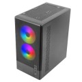 ÷ (km0) caja microatx mars gaming mconyx negra lateral cristal frontal mesh gpu 292mm sin ventiladores