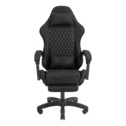 ÷ Silla gamer mars gaming mgcxfgrb negra reclinable reposabrazos ajustable reposapies cojines acabado 
