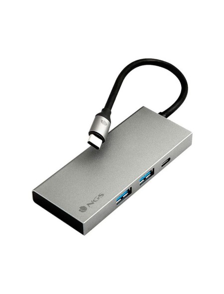 Hub Adaptador Type-C  NGS / 2x USB 3.2 / 1x Type-C / 1x HDMI / WONDERDOCK4PRO
