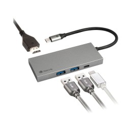 Hub Adaptador Type-C  NGS / 2x USB 3.2 / 1x Type-C / 1x HDMI / WONDERDOCK4PRO
