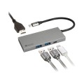 Hub Adaptador Type-C  NGS / 2x USB 3.2 / 1x Type-C / 1x HDMI / WONDERDOCK4PRO