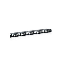Patch panel vacio cat.6  apantallado 24 puertos keystone 1u / Equip / 769124