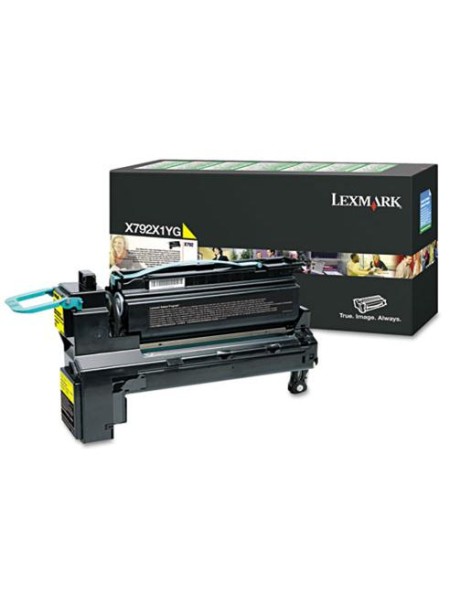 ÷ Tóner original lexmark x792x1yg amarillo 20.000 páginas