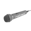 Microfono Sobremesa Natec Adder / Jack 3.5mm / Negro