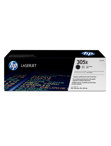 ÷ Tóner original hp ce410x negro 305x 4.000 páginas