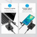 Docking Station Type-C 3.2  Gen.2 / SSD M.2 Sata NGFF / SSD M.2 NVME / Negro / Aisens / ASUC-M2D013-BK