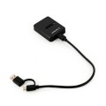 Docking Station Type-C 3.2  Gen.2 / SSD M.2 Sata NGFF / SSD M.2 NVME / Negro / Aisens / ASUC-M2D013-BK