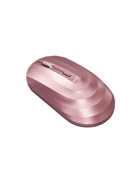Raton inalámbrico recargable Wave TG7274 / RF 2.4Ghz / Bluetooth 5.2 / 1600 dpi / 400mah / Rosa / MTK