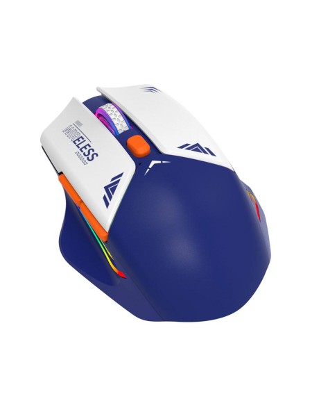 Raton inalámbrico recargable Luxury TG7228 / RF 2.4Ghz / 1600 dpi / 400mah / Luz Led / Azul / MTK