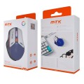Raton inalámbrico recargable Luxury TG7228 / RF 2.4Ghz / 1600 dpi / 400mah / Luz Led / Azul / MTK