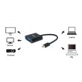 Adaptador Mini DisplayPort a VGA Macho / FullHD / 60Hz / 17cm / 133432