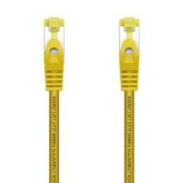 ÷ Aisens - cable de red latiguillo rj45 lszh cat.7 600 mhz s/ftp pimf awg26, amarillo, 0.5m