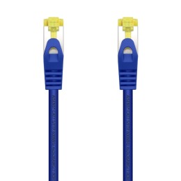 ÷ Aisens - cable de red latiguillo rj45 lszh cat.7 600 mhz s/ftp pimf awg26, azul, 0.5m