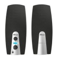 ÷ Altavoces 2.0 trust 2.0 mila 5w rms 10w max autoalimentado usb conexion frontal negro 16697