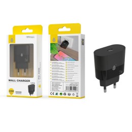 Cargador de red Type-C / PD 20W / Negro / NA0445 / One+ / 2004452