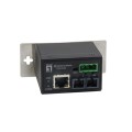 ÷ Conversor de medios level one rj45 a sc mono modo industrial iec-4301