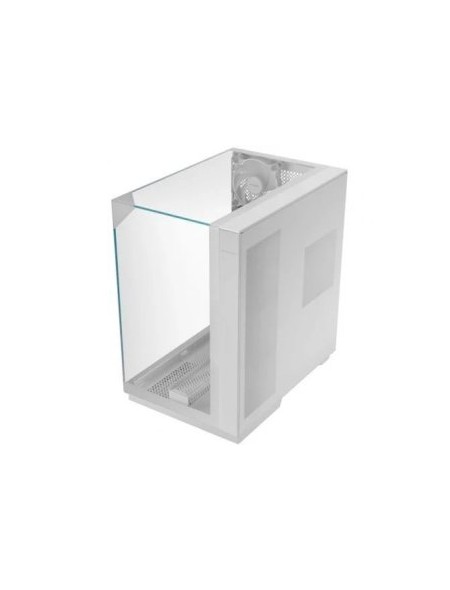 ÷ Caja atx semitorre gaming mars gaming mc3gf triple cristal templado argb gpu 383mm 1x3.5 3x2.5 blanc