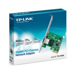 ÷ Tarjeta de red pcie giga tp-link tg-3468 realtek rtl8168b incluye doble bracket
