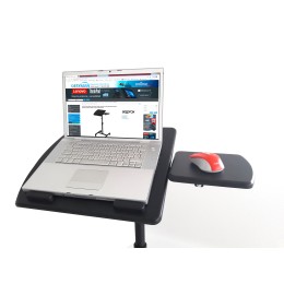 ÷ Soporte con ruedas multiusos approx appsvp01 ajustable para portatil , proyector regulable en altura