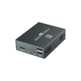 ÷ Extensor hdmi 4k + usb sobre cat6 hasta 100 metros level one hve-8111