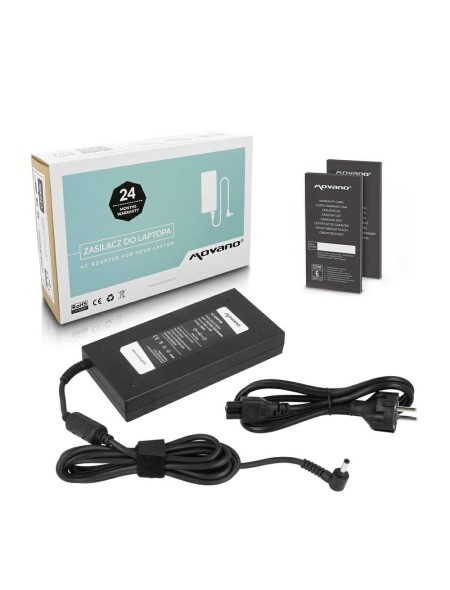 Cargador compatible para portátil MSI 200W 20V 10A 4.5x3.0 mm Movano