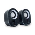 ÷ Altavoces 2.0 equip life 6w rms color negro y blanco jack 3.5