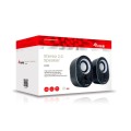 ÷ Altavoces 2.0 equip life 6w rms color negro y blanco jack 3.5