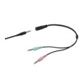 ÷ Headset jack 3.5mm equip life 245302 mic control volumen mute 1.8m negro