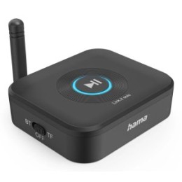 ÷ Adaptador bluetooth hama 00205321 link.it solo receptor bt5.3 jack usb-c microsd 50m