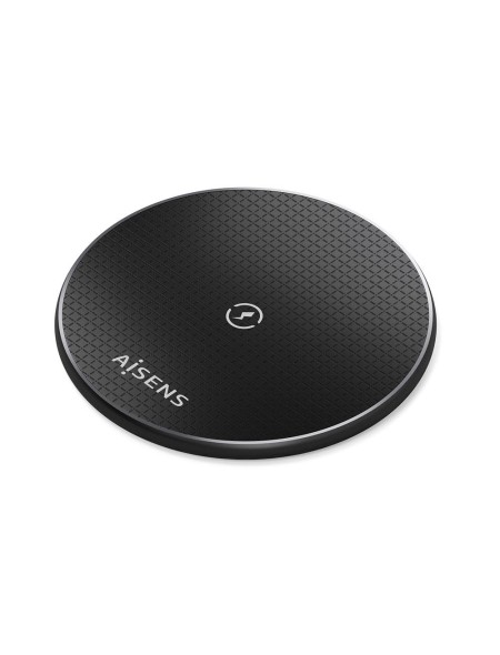 Base de carga inalámbrica QI Aisens / 15W / Negro / ASCH-15W1WC058-BK